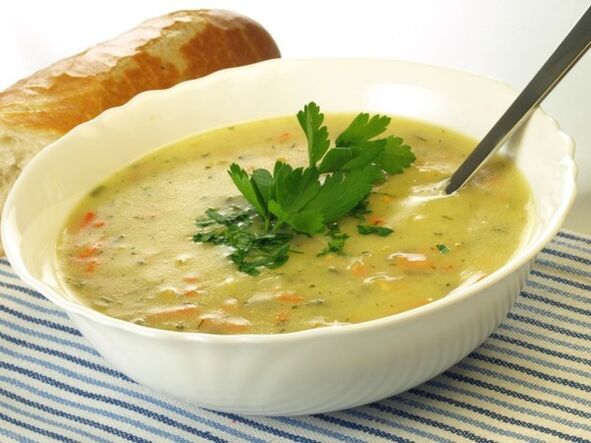 Овочевий суп-пюре з ріпою в меню питної дієти для схуднення